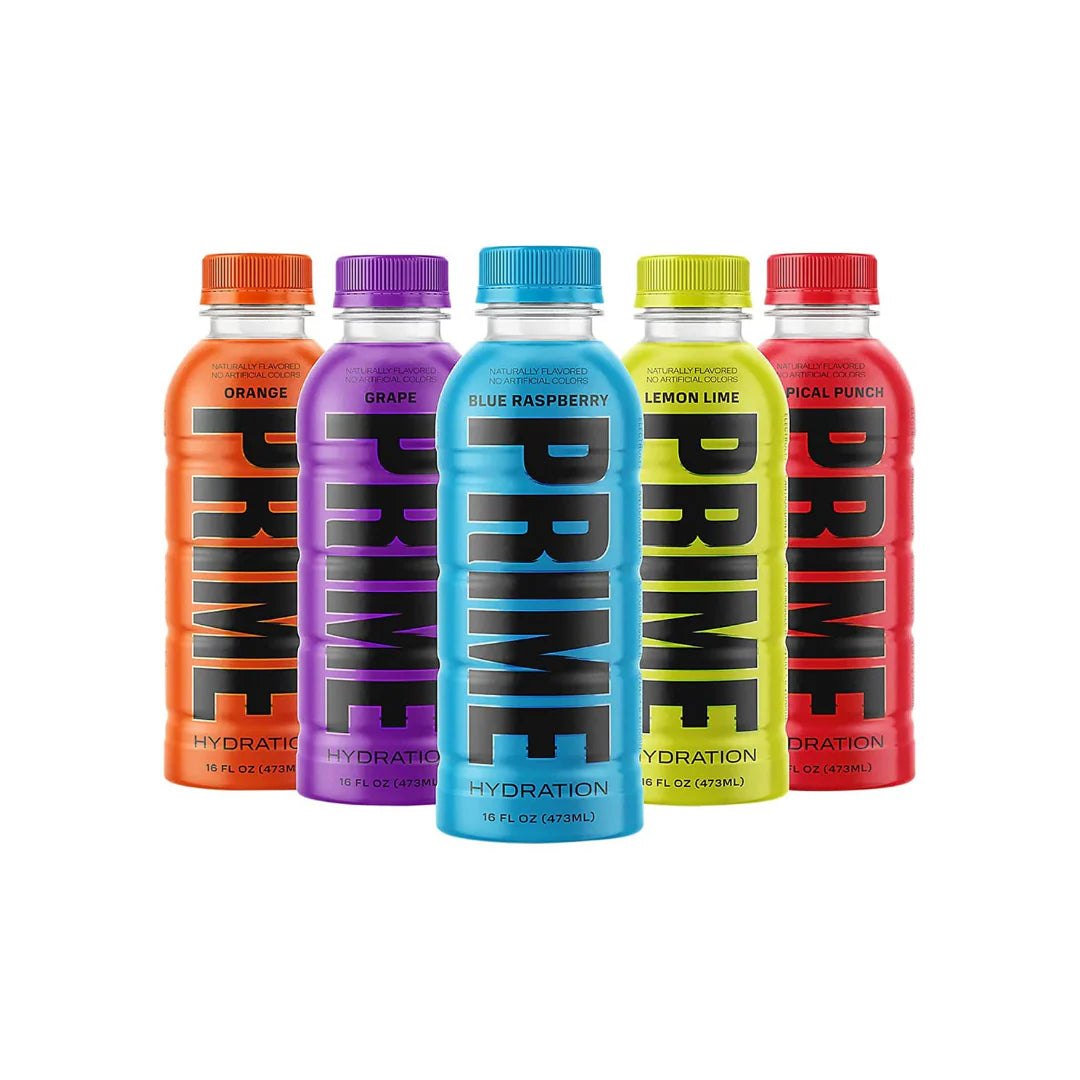 Prime Hydration Mega Pack (6 Flavors, 1 Bottle Each)